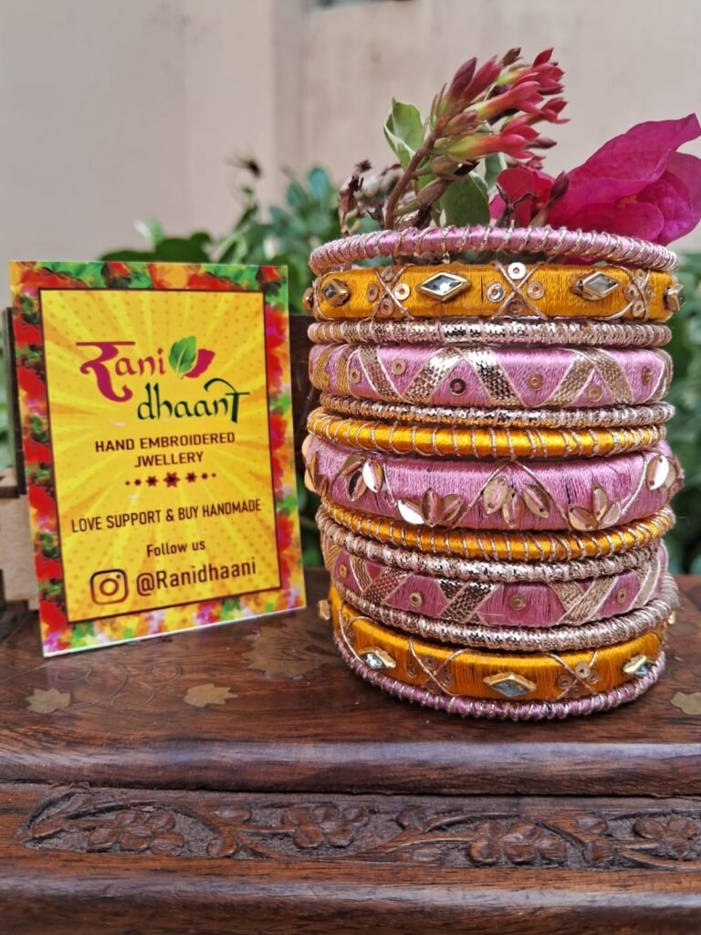 Silk Thread Handmade Bangles