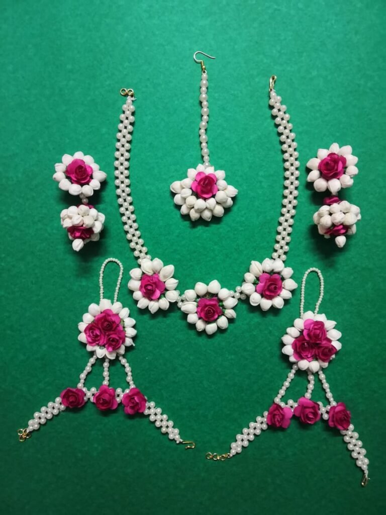 Pink White Flower Set
