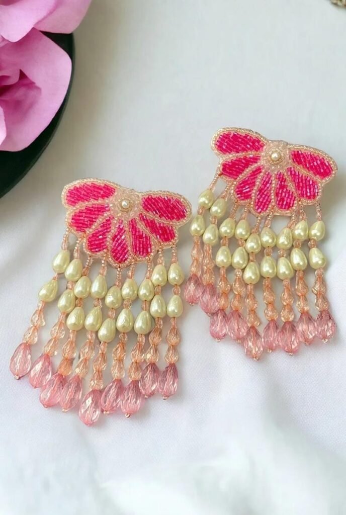 Long Earrings With Pearl