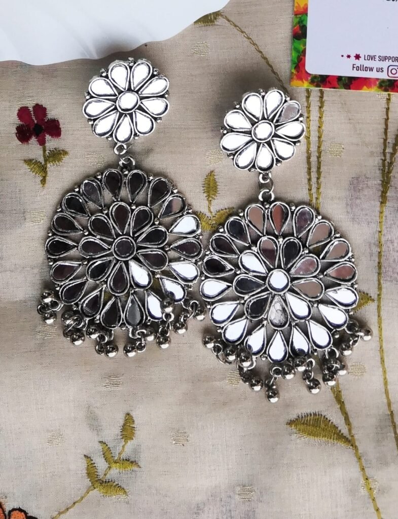 Long Mirror Earrings