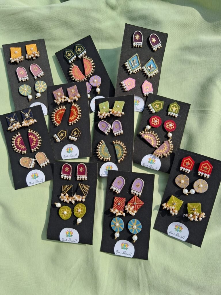 Handmade Studs Earrings Combo