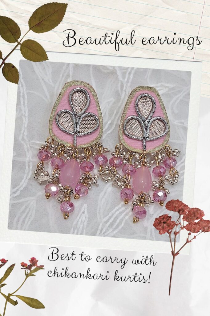 Fabric jewellery- earrings