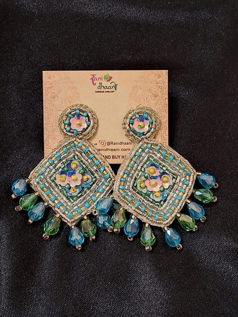 Diagonal Shape Earrings